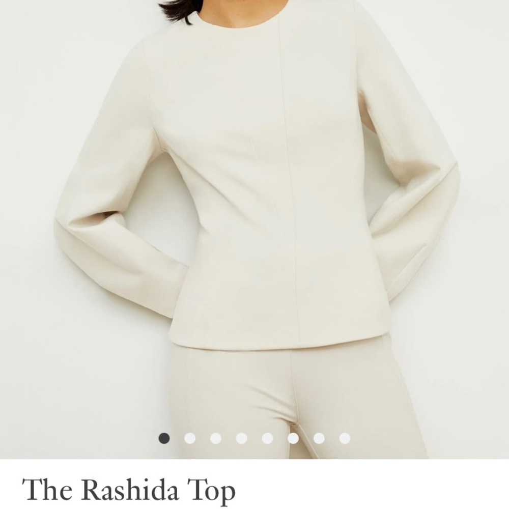 M.M. Lafleur Rashida Top, Color: Pearl